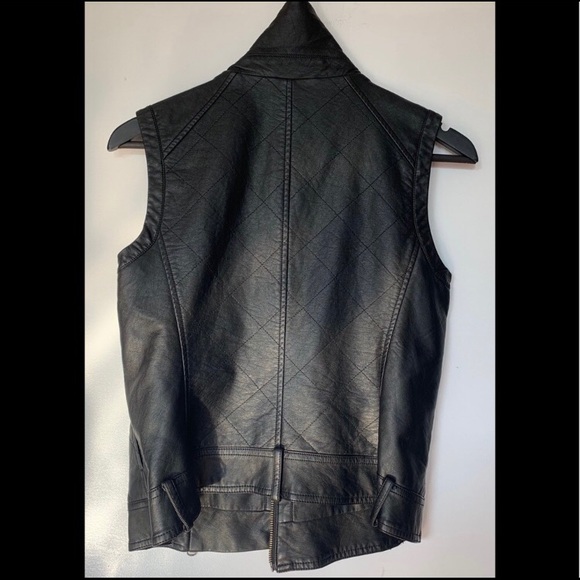 FRENCH CONNECTION Faux Leather Vest - Picture 2 of 4